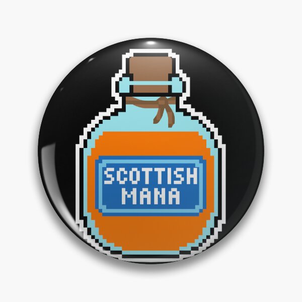 Item preview, Scottish Mana - Funny Orange Soda RPG Potion Pixel Art designed and sold by artistastshirt.