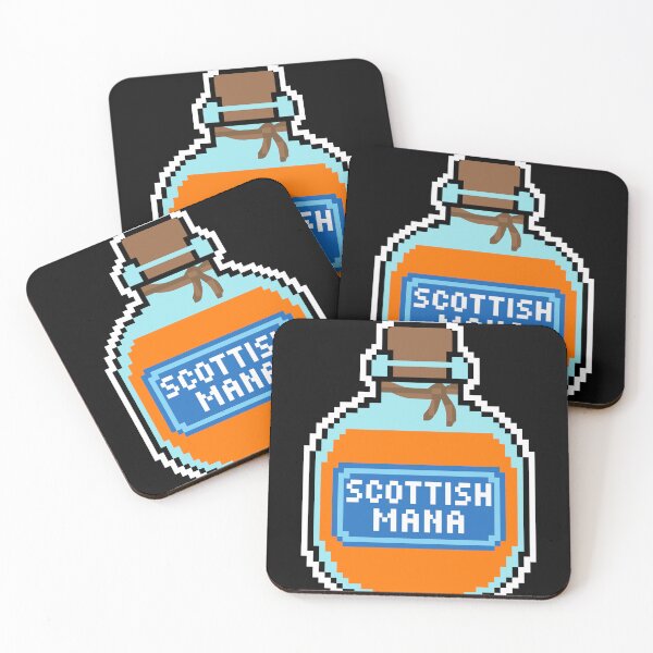 Item preview, Scottish Mana - Funny Orange Soda RPG Potion Pixel Art designed and sold by artistastshirt.