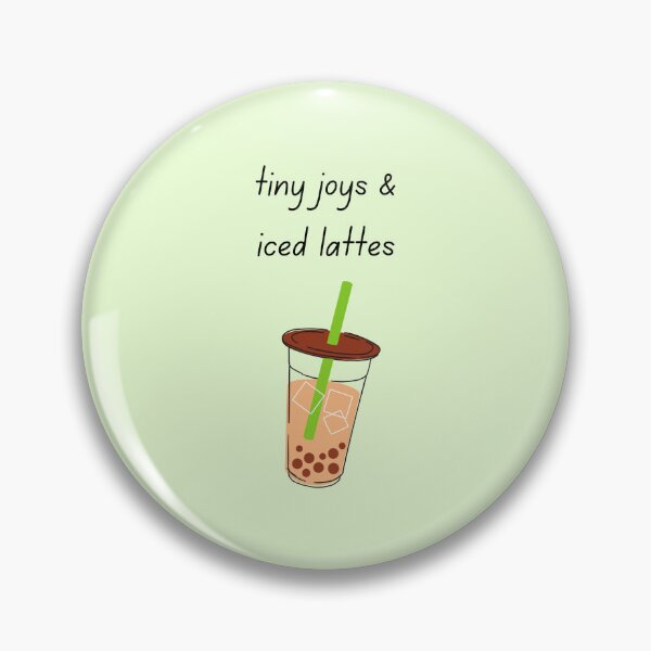 Item preview, Tiny Joys and Iced Lattes – Cosy Coffee Aesthetic Design designed and sold by My Gluten Free Life UK.