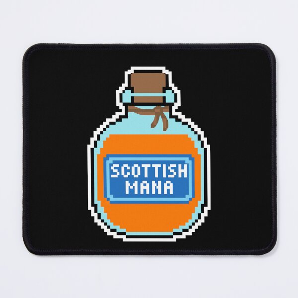 Item preview, Scottish Mana - Funny Orange Soda RPG Potion Pixel Art designed and sold by artistastshirt.