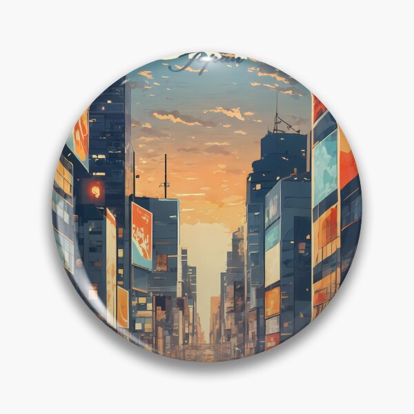 Item preview, Shibuya Crossing Golden Hour Travel Poster designed and sold by JacksoonLester.