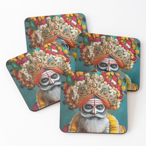 Item preview, Colorful Traditional Indian Ritual Performer Portrait designed and sold by Artessie.