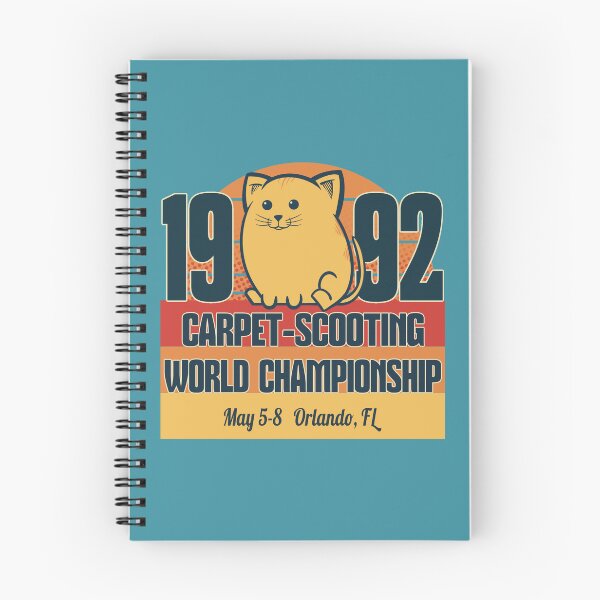 Item preview, Carpet Scooting World Championship - cat (distressed) designed and sold by WatershipBound.