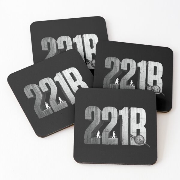 Item preview, 221B Baker Street Concrete 3D Sherlock Holmes Watson Graphic designed and sold by Fenay Designs.