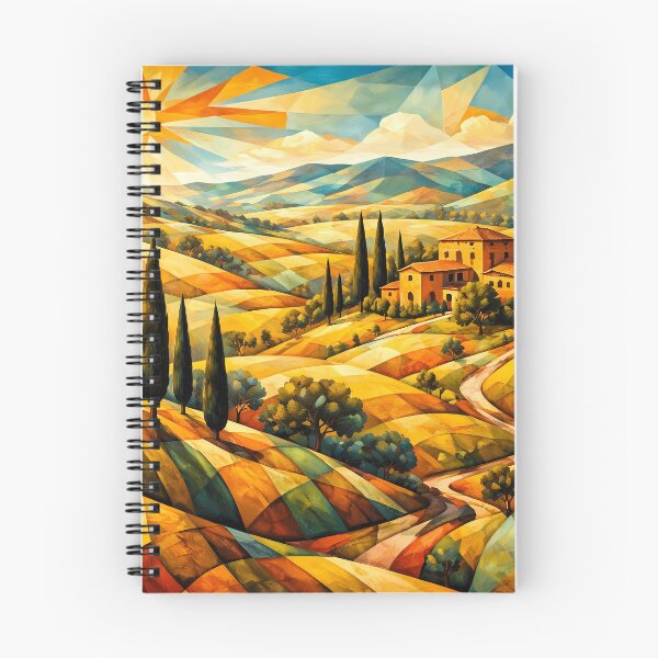 Item preview, Colorful Tuscan Landscape designed and sold by cuprum.