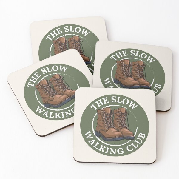 Item preview, The Slow Walking Club - Leather Hiking Boots designed and sold by Digital-Thought.