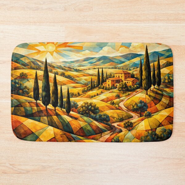 Item preview, Colorful Tuscan Landscape designed and sold by cuprum.