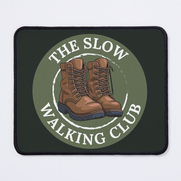 Item preview, The Slow Walking Club - Leather Hiking Boots designed and sold by Digital-Thought.