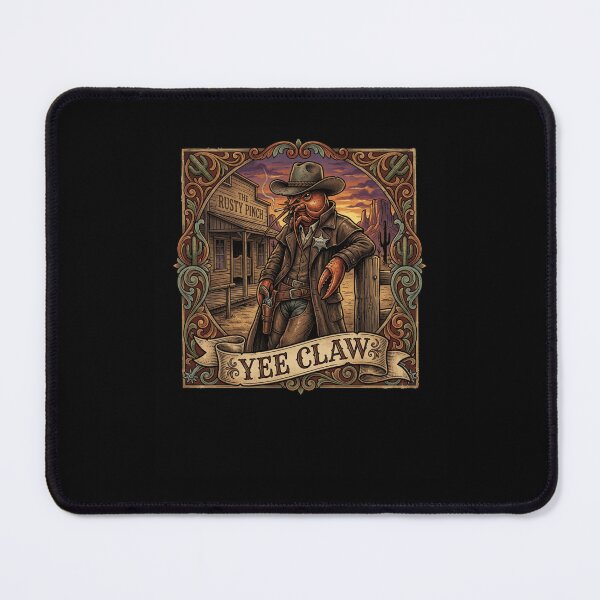 Item preview, YEE CLAW Funny crawfish cajon Cowboy Sheriff Western designed and sold by snowry.