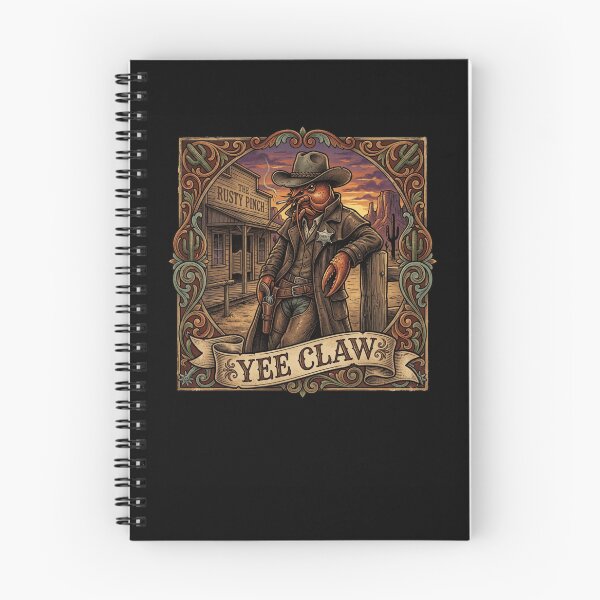 Item preview, YEE CLAW Funny crawfish cajon Cowboy Sheriff Western designed and sold by snowry.