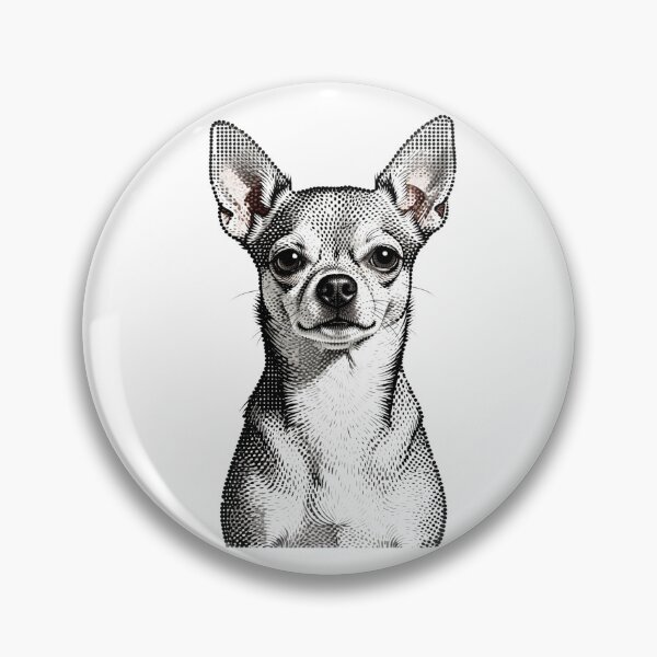 Item preview, Chihuahua dog in dots on white designed and sold by TerenceLacey.
