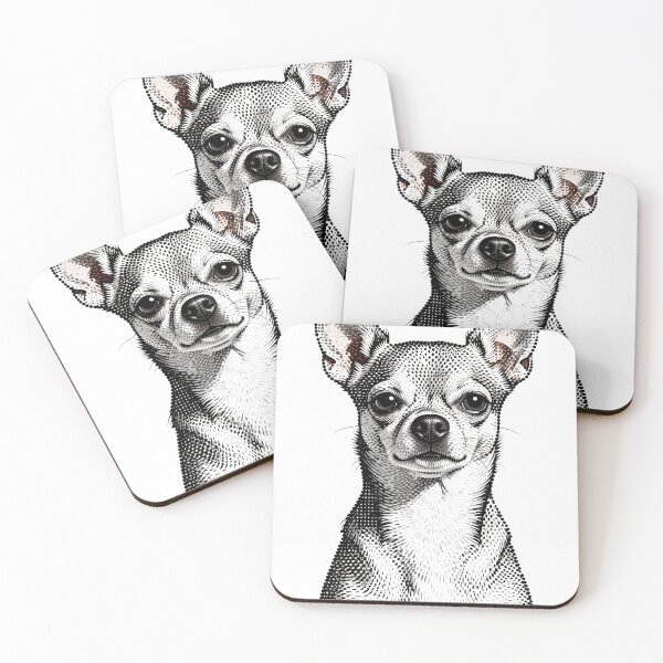 Item preview, Chihuahua dog in dots on white designed and sold by TerenceLacey.