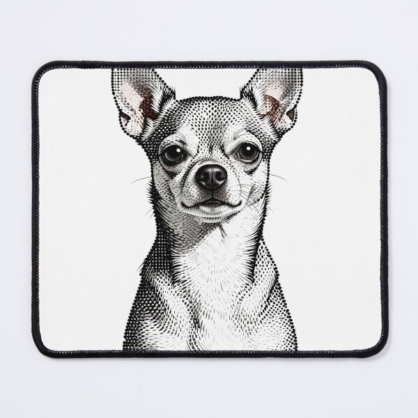 Item preview, Chihuahua dog in dots on white designed and sold by TerenceLacey.