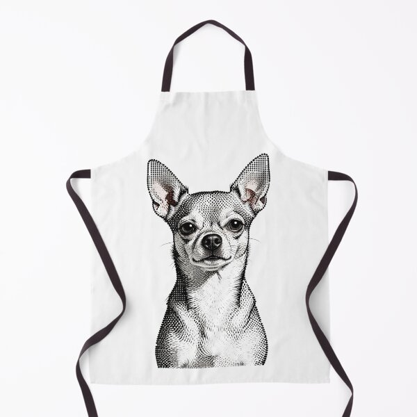 Item preview, Chihuahua dog in dots on white designed and sold by TerenceLacey.