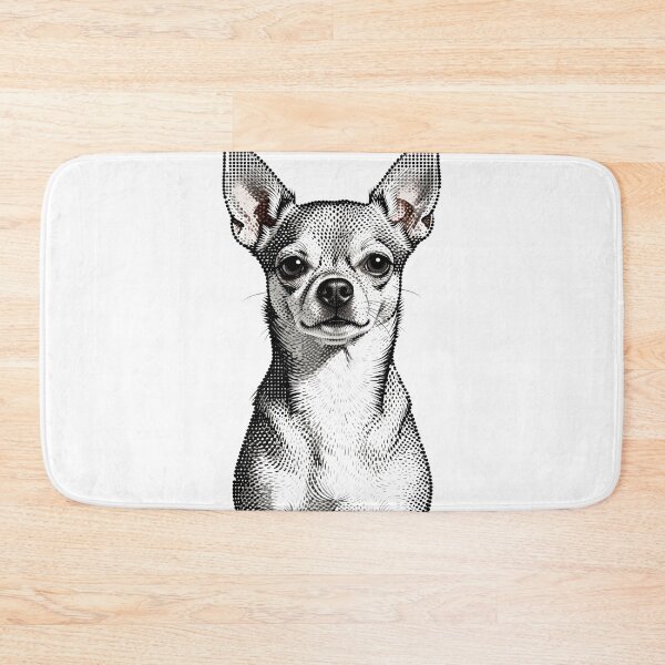 Item preview, Chihuahua dog in dots on white designed and sold by TerenceLacey.