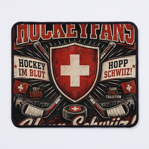 Artikelvorschau, Vintage-Design für Schweizer Eishockeyfans von Hopp Schwiiz entworfen und verkauft von Jandedan.