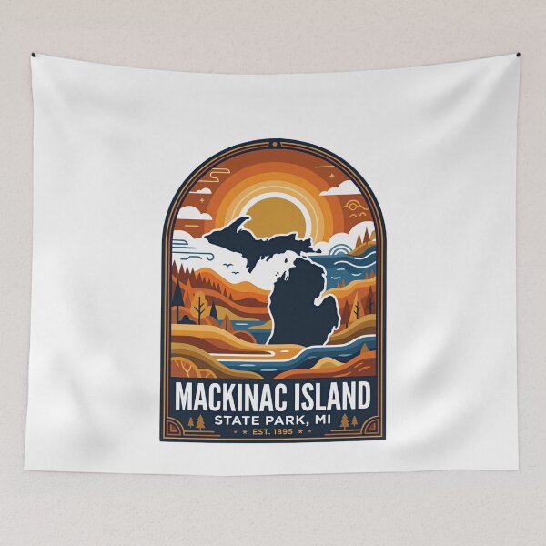 Item preview, Mackinac Island State Park MI Est. 1895 Michigan Travel Vacation Souvenir designed and sold by JonesFlora2025.