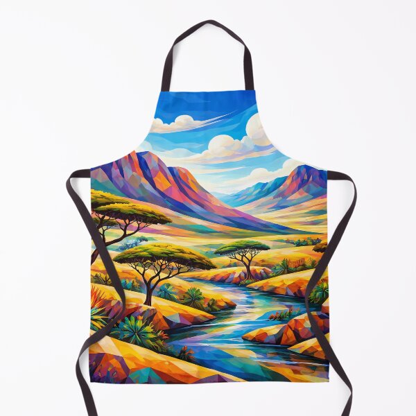 Item preview, Vibrant Geometric Landscape designed and sold by cuprum.