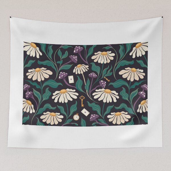 Item preview, Alice in wonderland wallpaper designed and sold by CharmingFlowers.