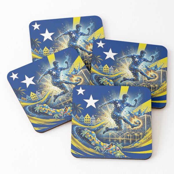 Item preview, TEAM CURACAO | CURACAO SOCCER ART designed and sold by internlvisions.