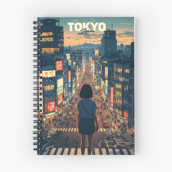 Item preview, Anime Girl Dreaming at Shibuya Crossing designed and sold by JacksoonLester.