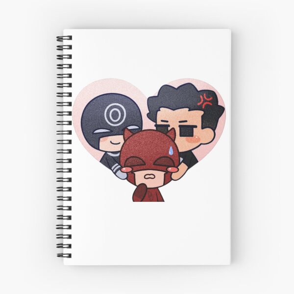 Item preview, Chibi Daredevil and Bullseye And Punisnher Fan Art | Cute Marvel Rivalry Cartoon designed and sold by NDrake31.