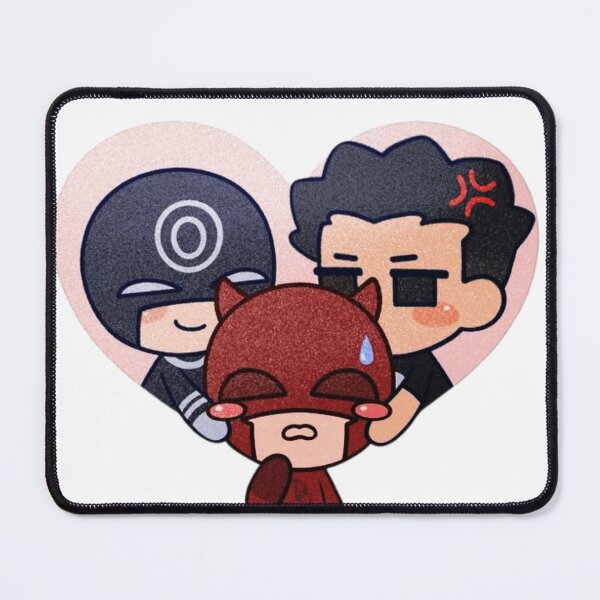 Item preview, Chibi Daredevil and Bullseye And Punisnher Fan Art | Cute Marvel Rivalry Cartoon designed and sold by NDrake31.