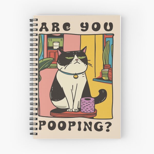 Item preview, Are You Pooping? Cat Classic T shirt designed and sold by Lulu Shop.