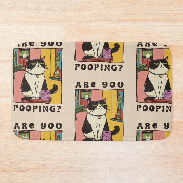 Item preview, Are You Pooping? Cat Classic T shirt designed and sold by Lulu Shop.