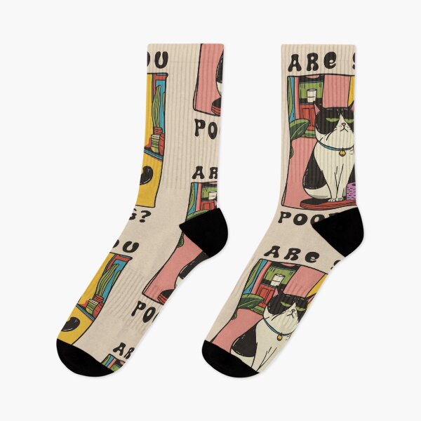 Item preview, Are You Pooping? Cat Classic T shirt designed and sold by Lulu Shop.