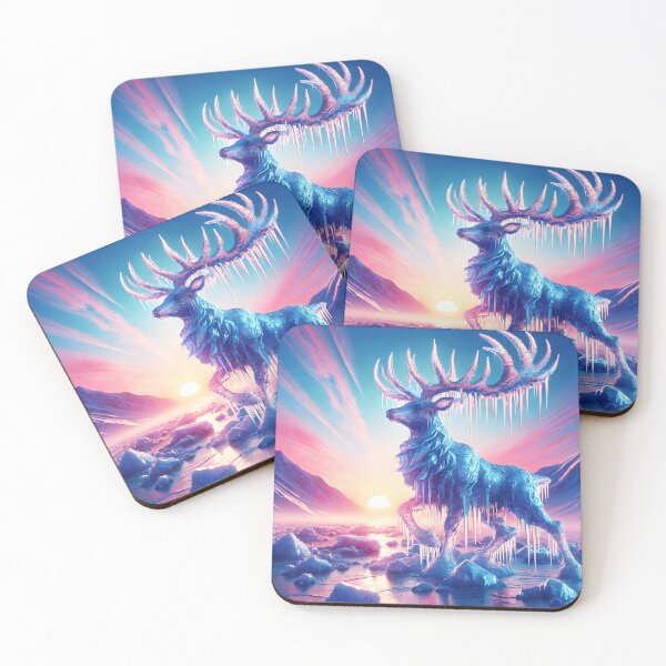 Item preview, Ice Deer, Ai Generated Art designed and sold by ACC .