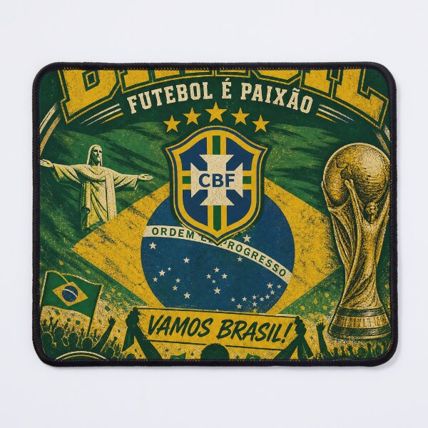 Item preview, Brazil Football Fans Vintage World Cup 2026 Supporter Design designed and sold by Jandedan.