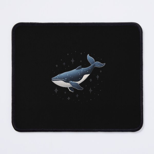 Item preview, Cosmic Whale Space Illustration designed and sold by Timowo Studio | Fine Line Wildlife Art & Modern Nature Graphics.
