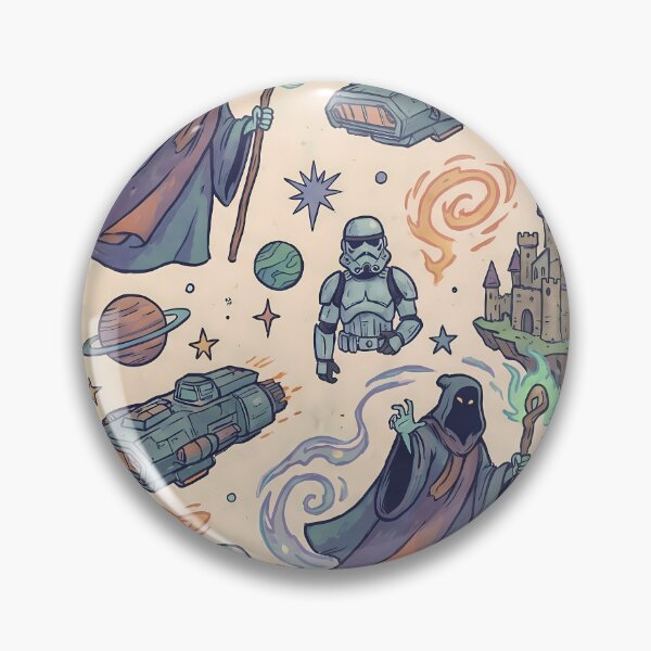 Item preview, Space Creatures Reality Fantasy Artistic Expression Art Design designed and sold by ART ATTACK ZONE.