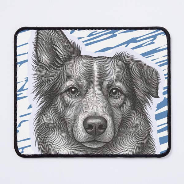 Item preview, Border Collie Geometric Pop Art Dog Illustration designed and sold by Rhodes Shop.