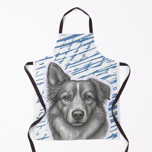 Item preview, Border Collie Geometric Pop Art Dog Illustration designed and sold by Rhodes Shop.