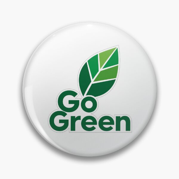 Item preview, Go Green - Minimalist Eco-Friendly Leaf Design designed and sold by DesignerSator.