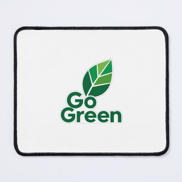 Item preview, Go Green - Minimalist Eco-Friendly Leaf Design designed and sold by DesignerSator.