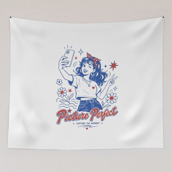 Item preview, Picture Perfect Retro Selfie Girl designed and sold by olosra.