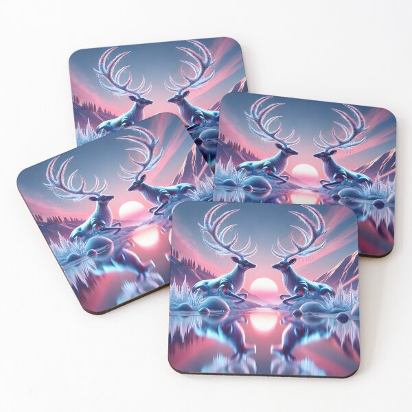 Item preview, Ice Deers, Ai Generated Art designed and sold by ACC .