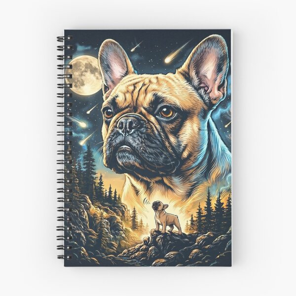 Artikelvorschau, Französische Bulldogge heult zum Mond (Kunst) entworfen und verkauft von AbeeRedB.