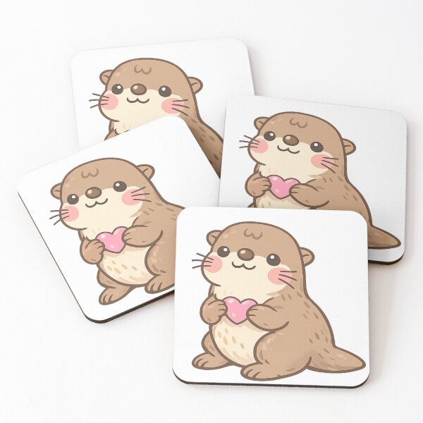 Item preview, Cute Otter – Soft Aesthetic Animal Art designed and sold by JaimyE.