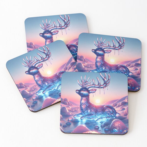Item preview, Ice Deer, Ai Generated Art designed and sold by ACC .