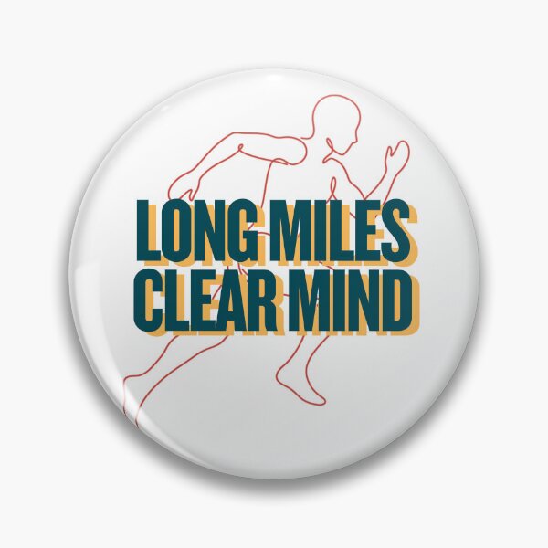 Item preview, Long Miles, Clear Mind (Running) designed and sold by RunningWhiskers.