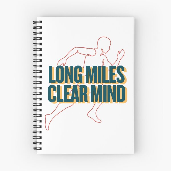 Item preview, Long Miles, Clear Mind (Running) designed and sold by RunningWhiskers.