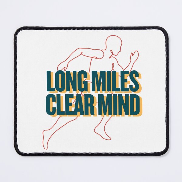 Item preview, Long Miles, Clear Mind (Running) designed and sold by RunningWhiskers.