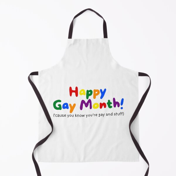 Item preview, Happy Gay Month (because you know you're gay and stuff).  designed and sold by caramelrts.