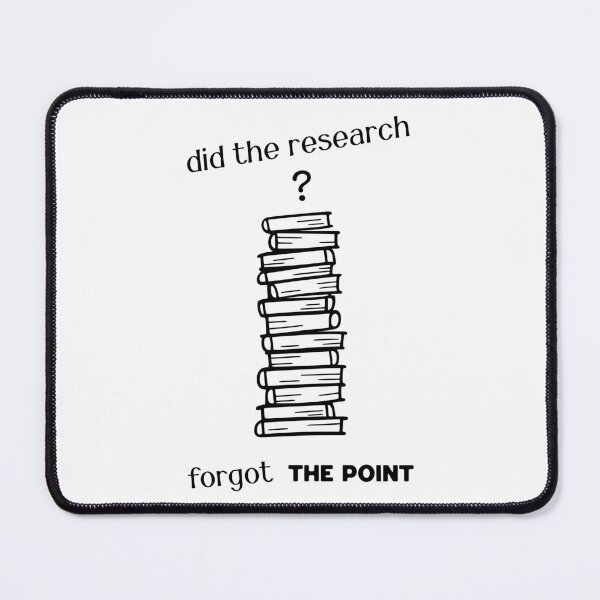 Item preview, Did The Research Forgot The Point – Funny AuDHD ADHD Sticker designed and sold by lenalenspod.