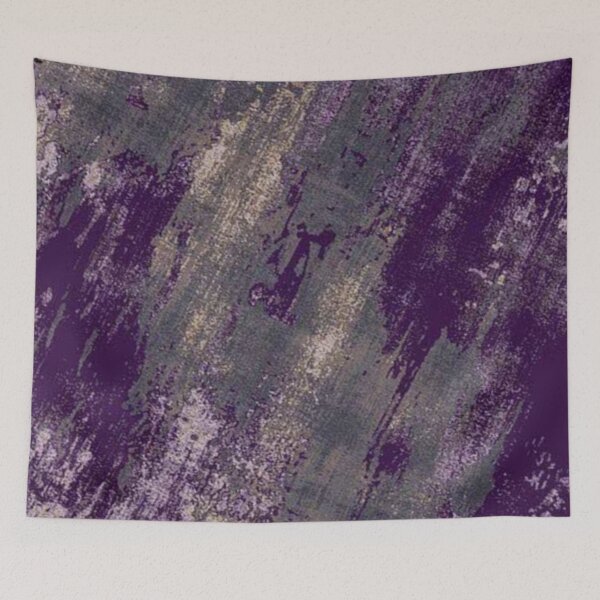 Item preview, Purple and Black  Abstract Pattern designed and sold by ZedColors.