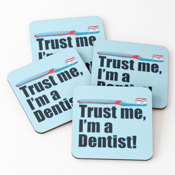 Item preview, Trust Me Im a Dentist Funny Toothbrush Quote designed and sold by CreativeTwins.